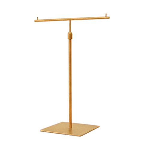Custom Handbag Stand | Purse Holder | Clutch Display Whosale- SOONXIN 23 Matt Gold 2 Sides Female Purse & Bag Holder