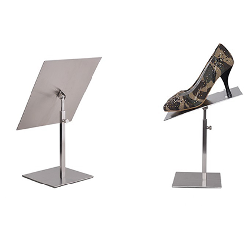 Metal Shoe Riser | Display Fixture | Footwear Organizer - SOONXIN 15 Oversized Shoe Store Angle Display