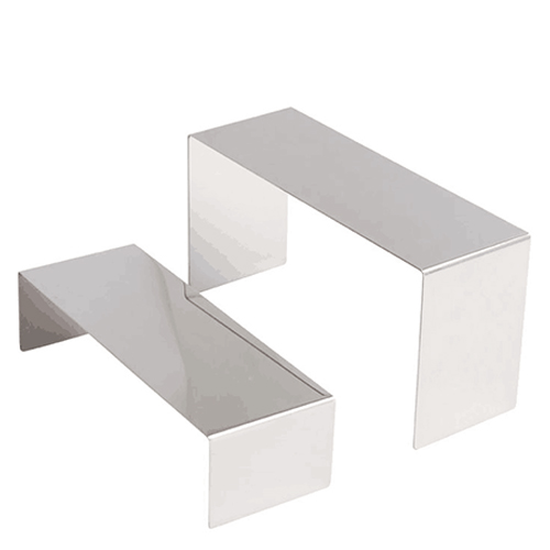 Metal Shoe Riser | Display Fixture | Footwear Organizer - SOONXIN 22 Glossy Metal High Top Counter Display Shoe Ladder