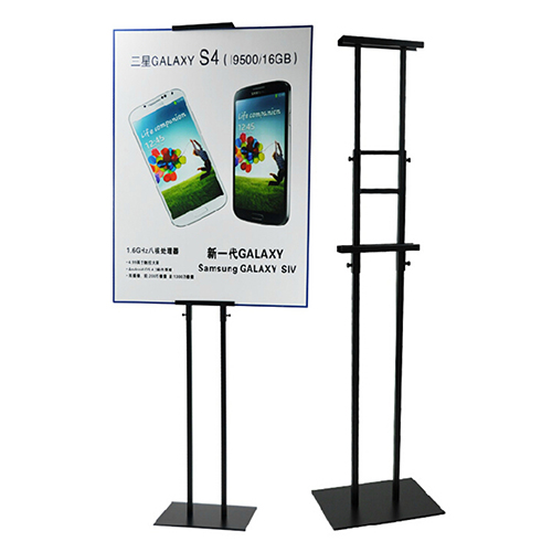 Color : White, Size : 6590CM WQE Poster Stand Adjustable Advertising Frame Poster Frame Advertising Stand-up Replaceable Advertising Frame Sign Frame Poster Stand Floor Standing 