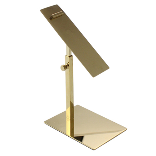 Metal Shoe Riser | Display Fixture | Footwear Organizer - SOONXIN 3 Titanium Gold Lady or Men's Shoe Display Fixture