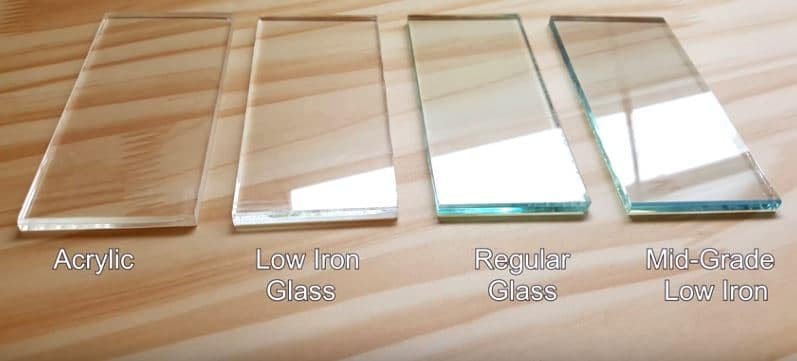 アクリルとガラスの比較