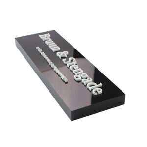UV Printing Acrylic Logo Blocks | Signs & Branding Manufacturer 55 3D Branding Block Panels