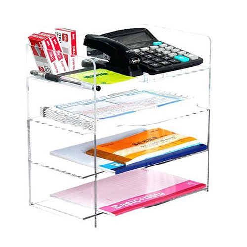4 Tier Desk Display Shelf Display Accessories