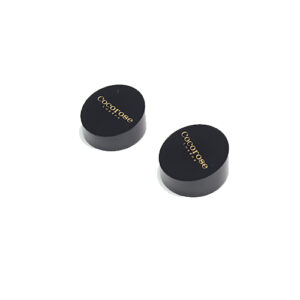 UV Printing Acrylic Logo Blocks | Signs & Branding Manufacturer 43 Black Acrylic Rods with Gold Stamping