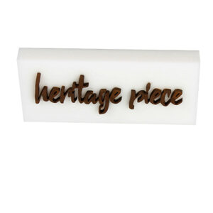 UV Printing Acrylic Logo Blocks | Signs & Branding Manufacturer 57 Carving Acrylic Bock With 3D letters