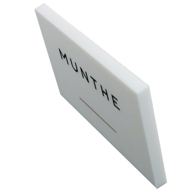 Custom White Lucite Blocks