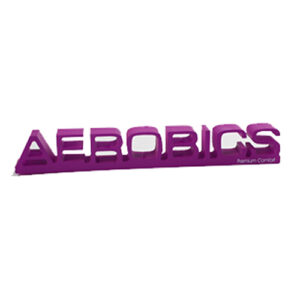 UV Printing Acrylic Logo Blocks | Signs & Branding Manufacturer 62 Matt Colored CNC Laster Cutting Standalone 3D Signage