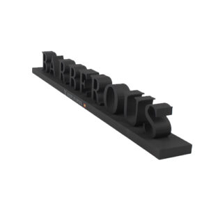 UV Printing Acrylic Logo Blocks | Signs & Branding Manufacturer 63 Perspex Acryic 3D Branding Name Plate for Shop Tabletop