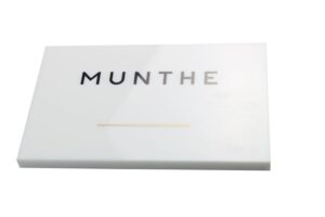UV Printing Acrylic Logo Blocks | Signs & Branding Manufacturer 15 Standalone White Acrylic Block