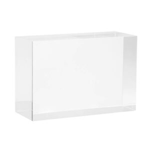 UV Printing Acrylic Logo Blocks | Signs & Branding Manufacturer 50 Transparent Square Acrylic Cube Riser