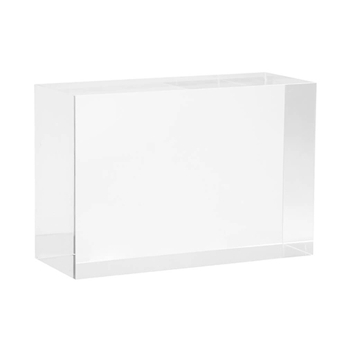 UV Printing Acrylic Logo Blocks | Signs & Branding Manufacturer 50 Transparent Square Acrylic Cube Riser