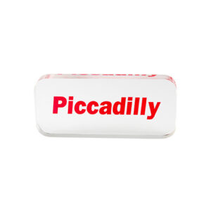 UV Printing Acrylic Logo Blocks | Signs & Branding Manufacturer 35 freestanding rectangle acrylic logo display stand