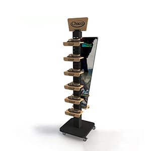 5 Tiers Metal Shoe Rack With Universal Wheel