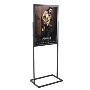 Custom On Sale Poster Stand With Rectangular Base