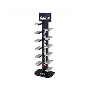 Floor-standing Double Columns Shoe Display Rack