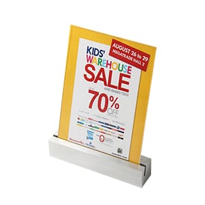 Metal Slot For Small-size Promotion Flyer