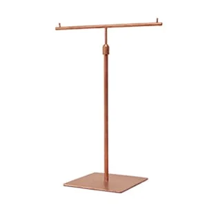 Rose Gold T Bar Purse Display Stand