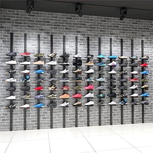 Floor Standing Shoe Merchandise Tower Display