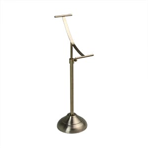 Slanted Copper Plating Angled Footwear Display Stand