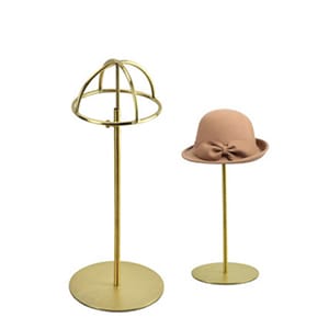 Soporte de mesa para sombrero de sol con parte superior de alambre