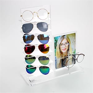 Présentoir de lunettes de soleil en acrylique POP