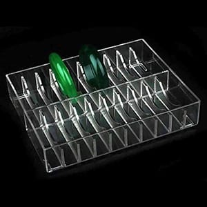 Clear Acrylic Bracelet Organizer Box