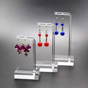 Clear Acrylic Dangler Earring Display Stand