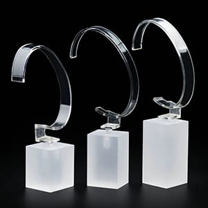 Frosted Acrylic Watch Display Rack Cube