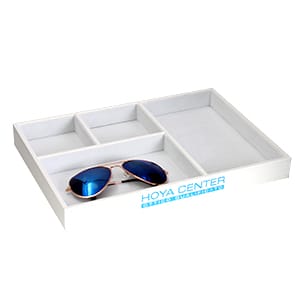 Paper Lined Acrylic Sunglasses Display Tray