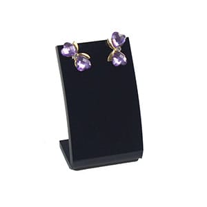 Single Pair Earring Display Stand With Velvet Lined