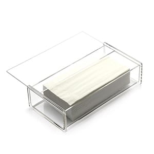 Acrylic C-fold Tissue Drawer With Lid