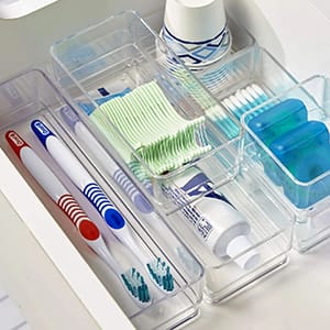 Acrylic Cleaning Supplies Organizer Tray