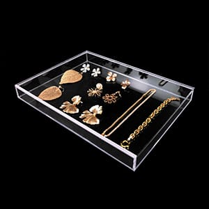 Clear Acrylic Display Tray For Jewelry Store