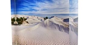 Bloco de acrílico impresso com imagem