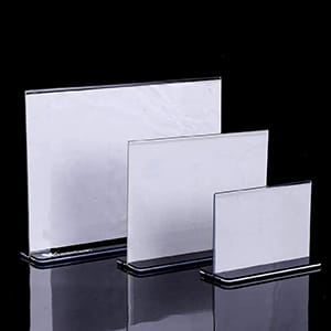 Various T-style Acrylic Sign Holders