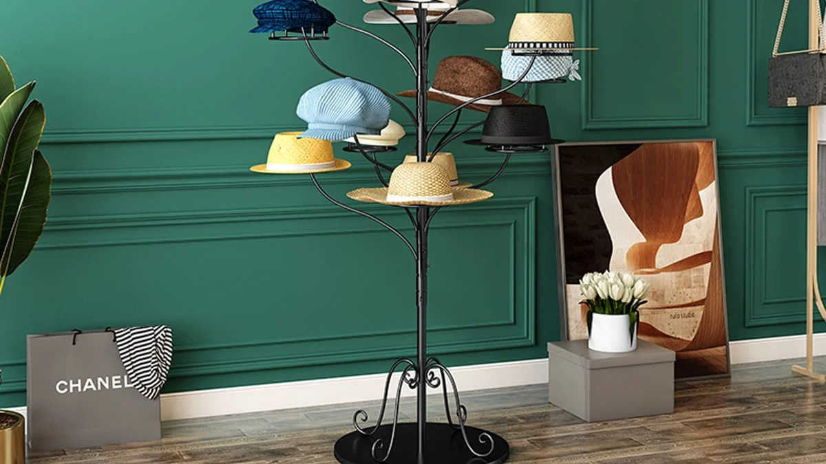floor standing hat rack feature image