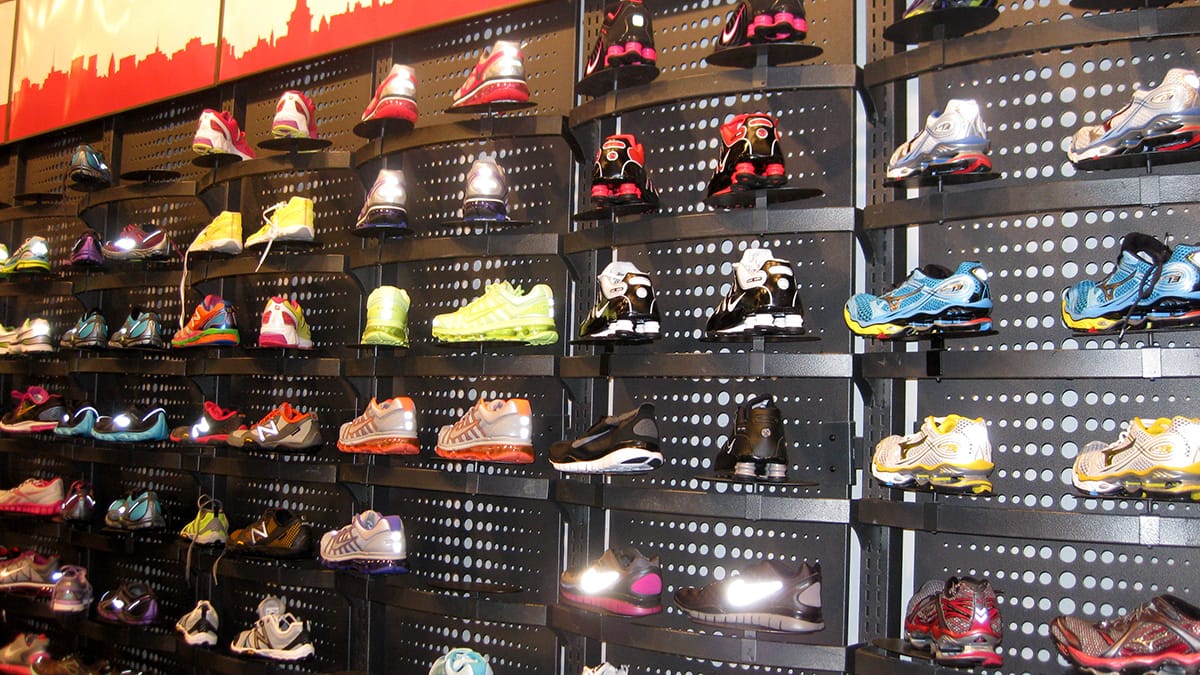 metal shoe wall feature image