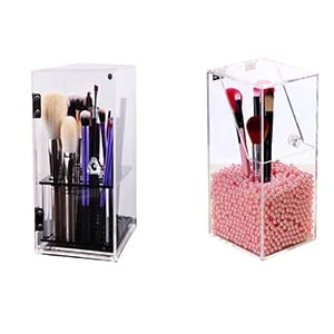 Clear Acrylic Makeup Brushes Container