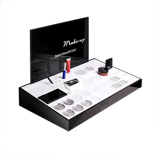 Cosmetic Set Sample Display Stand With Logo Print
