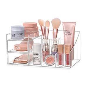Simple Style Clear Acrylic Tabletop Cosmetic Drawer