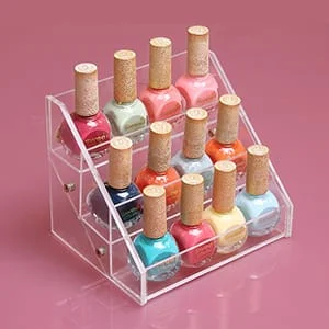 Small 3 Tier Acrylic Nail Polish Display Drawer