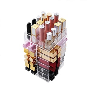 Tabletop Acrylic Lipstick And Lip Gloss Organizer