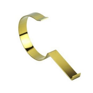 Accesorio de visualización de cinturón tipo C dorado