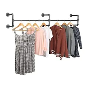 Heavy-duty Wall-mounted Clothes Hanger Rod