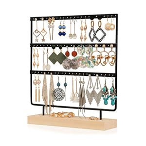 Metal Art Square Stand For Multiple Earrings Display
