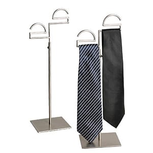 Metal Two Pairs Tie Display Stand
