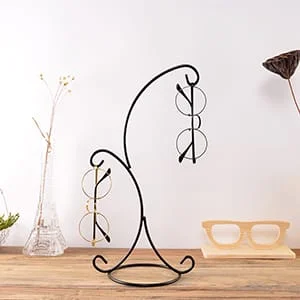 Metal Wire Art Tabletop Glasses Display Stand