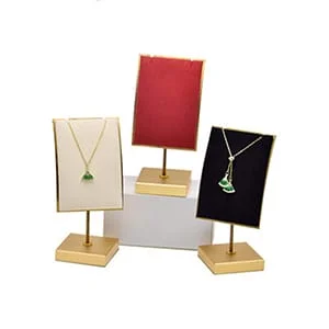 Mini Metal Custom Velvet Color Necklace Display Stand