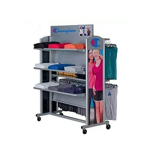 Moveable Brand Clothes Selling Shelves